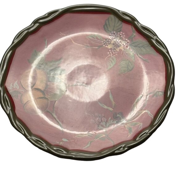 Tracy Porter Octavia Hill Collection Dinner Plate Hand-Painted Floral - Picture 5 of 8